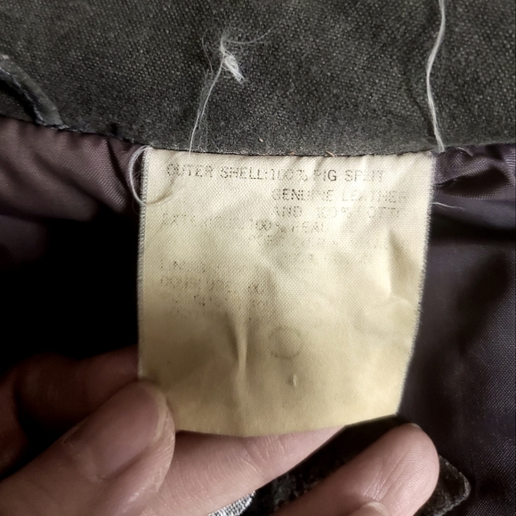 (SOLD) 80s Grey Leather Jacket - Picture 8 of 8